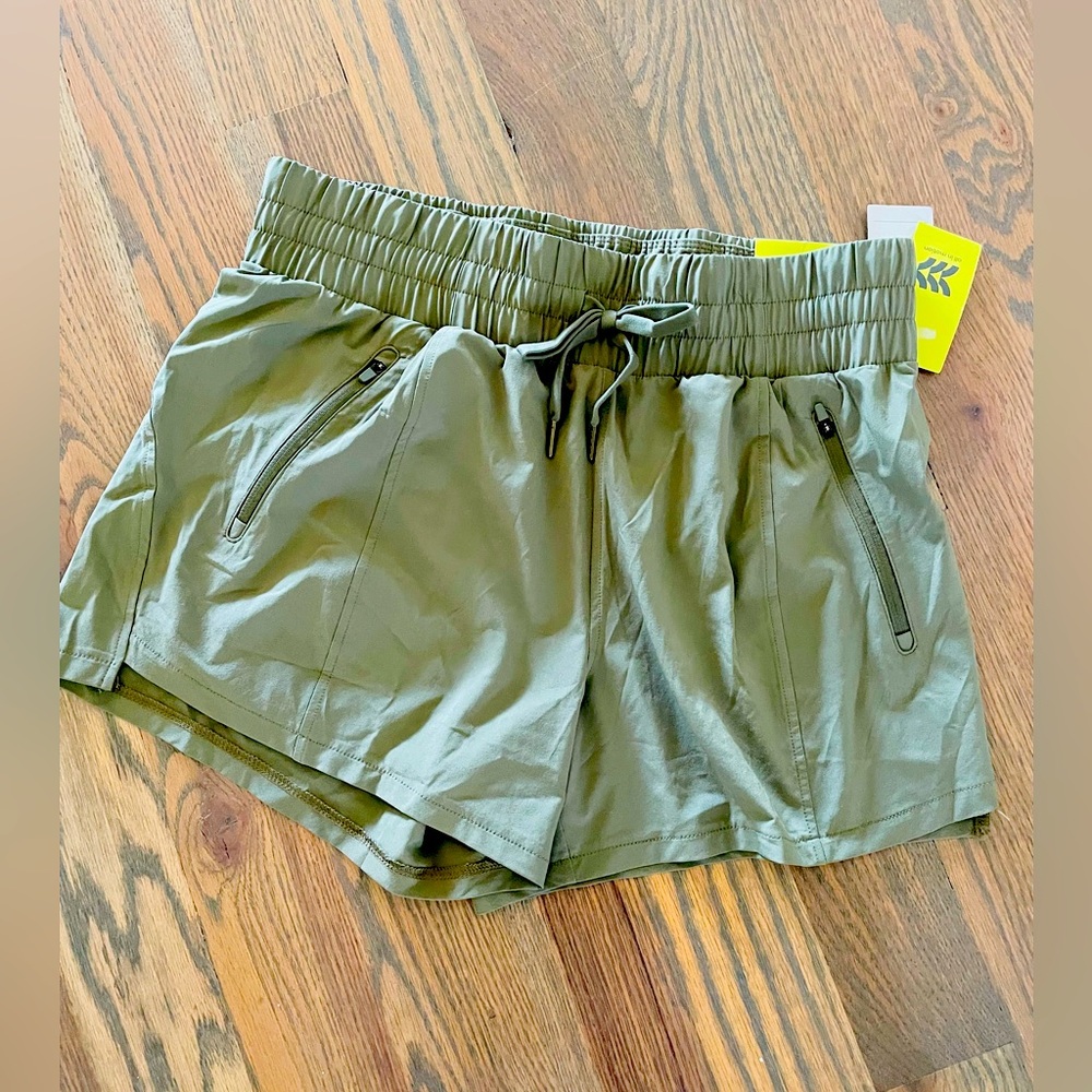 Olive Green Women's Shorts